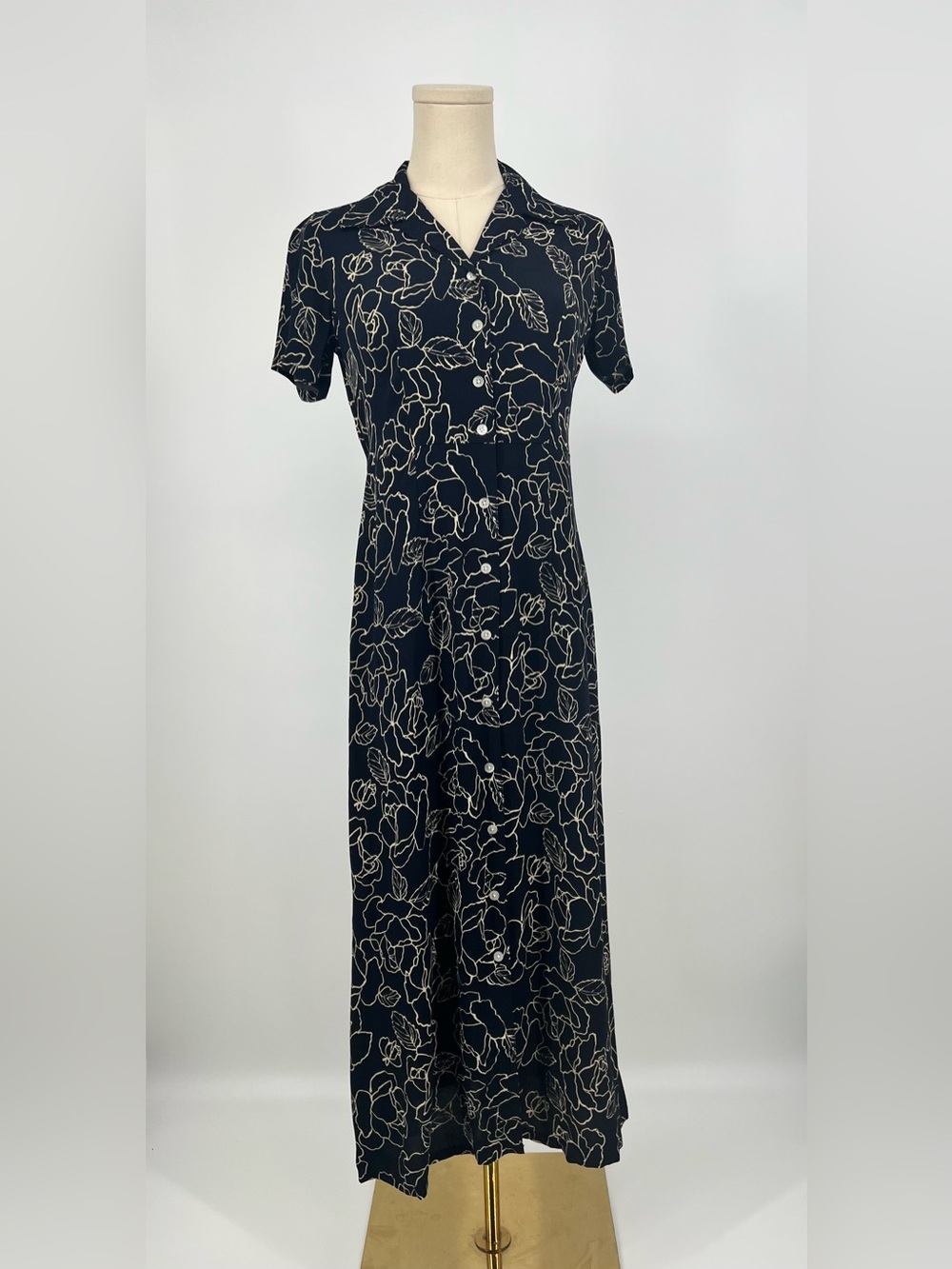 Vintage Eddie Bauer floral Midi Dress | XSP NWT